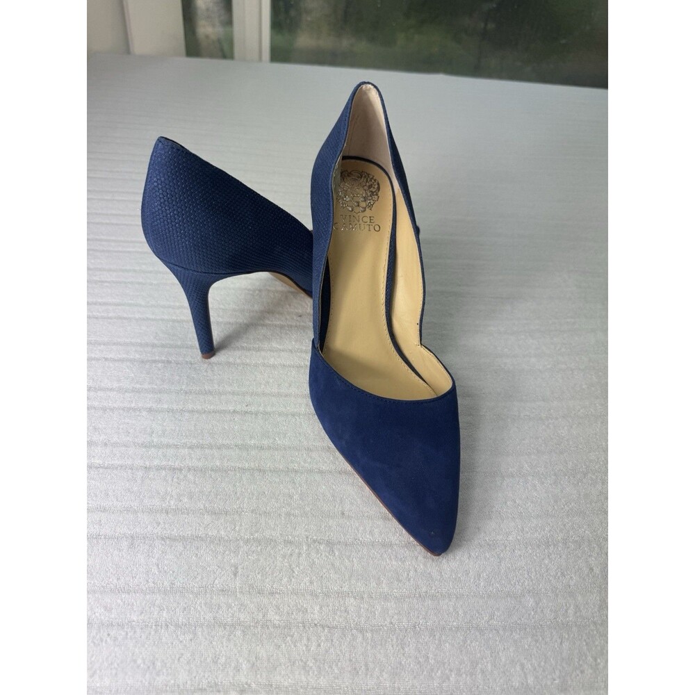 Vince Camuto Airmosah Women’s Blue Pointed Toe High Heel Pumps Size 9.5M - Picture 4 of 7